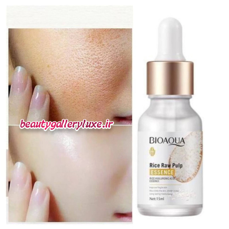 عکس قبل و بعد استفاده از سرم برنج بیوآکوا