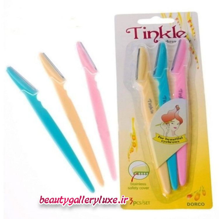 پک سه عددی تیغ اصلاح ابرو و صورت