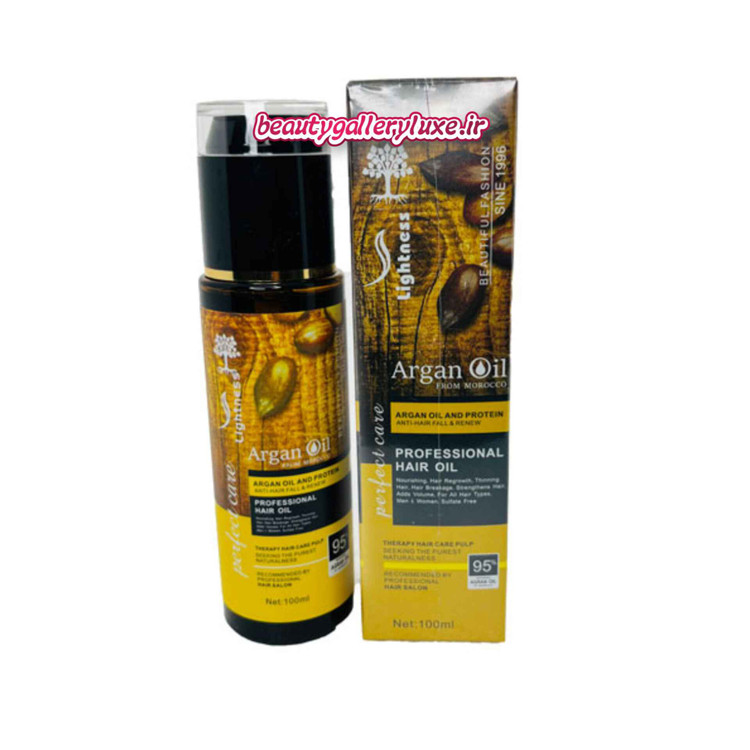 روغن مو آرگان لایتنس