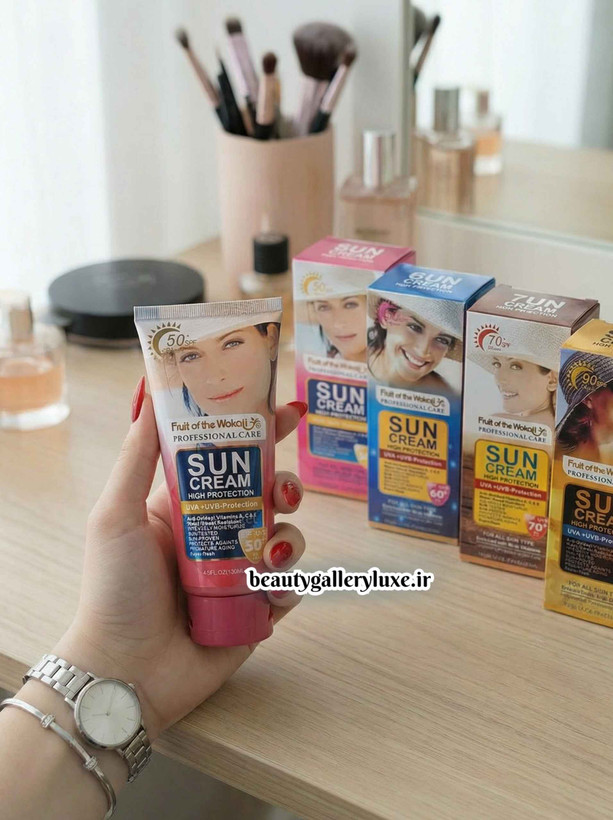 کرم ضد آفتاب ووکالی با SPF 50/60/70/90 و حجم ۱۳۰ میل